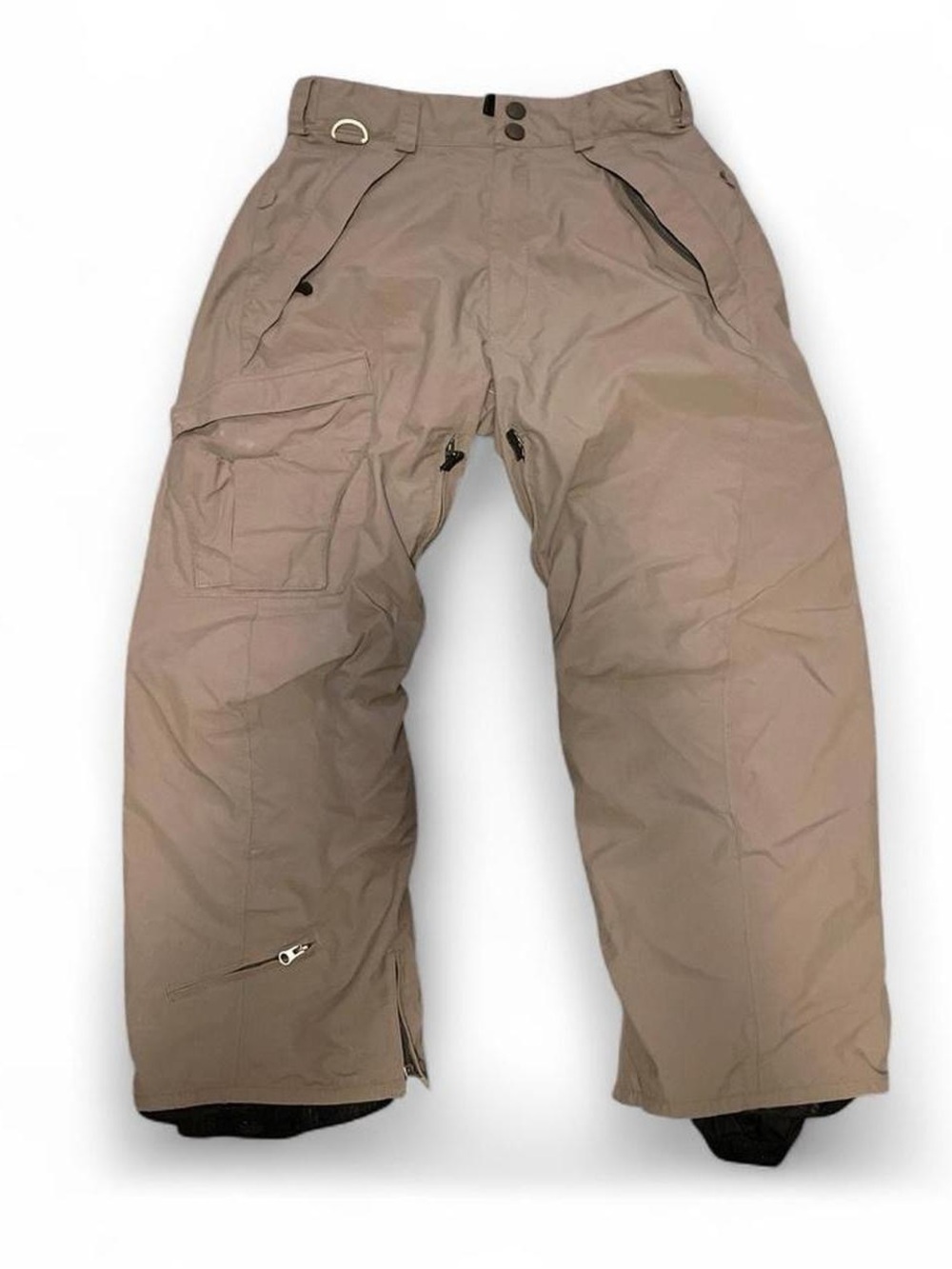 Vintage Volcom Snowboard Cargo Pants Stone Taupe Grey